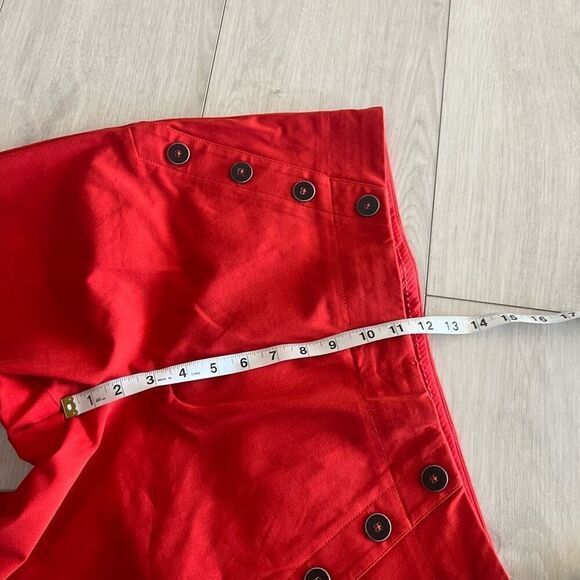 Anthropologie Essential Slim Trousers in Red size 14 - Picture 4 of 8